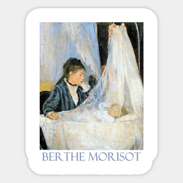 The Cradle by Berthe Morisot Sticker by Naves